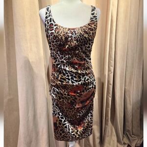 Signature By Sangria Leopard Print Dress